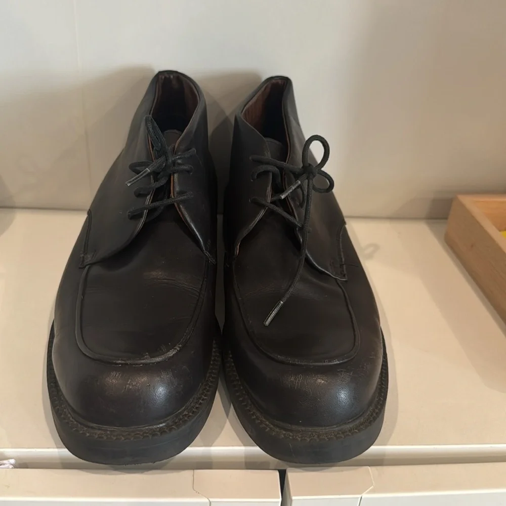 BANANA REPUBLIC- Classic Black Leather Men's Shoes‎